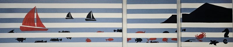 Férias no Burgau (tríptico) — Aldina Lobo