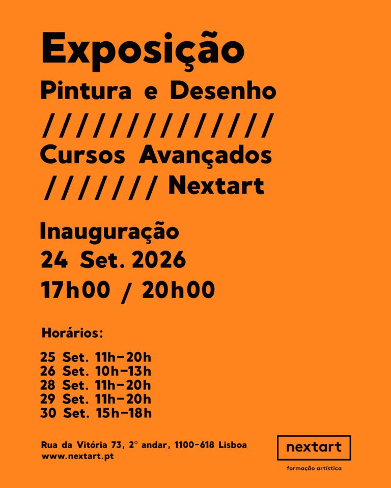 NEXTART Pintura e Desenho – Cursos Avançados — exposição de Aldina Lobo